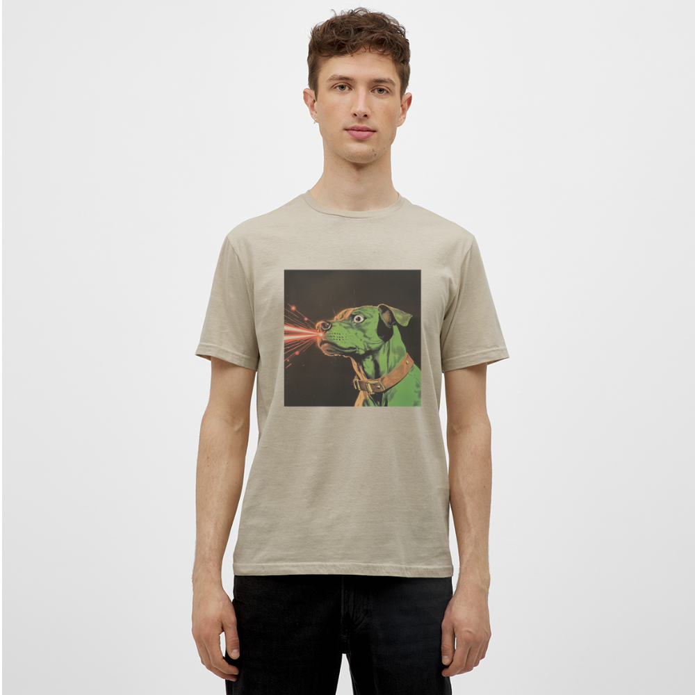 Strålhunden, T-shirt herr - sandbeige