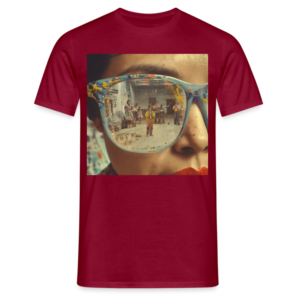 Reflektioner av Anderna, T-shirt herr - tegelröd