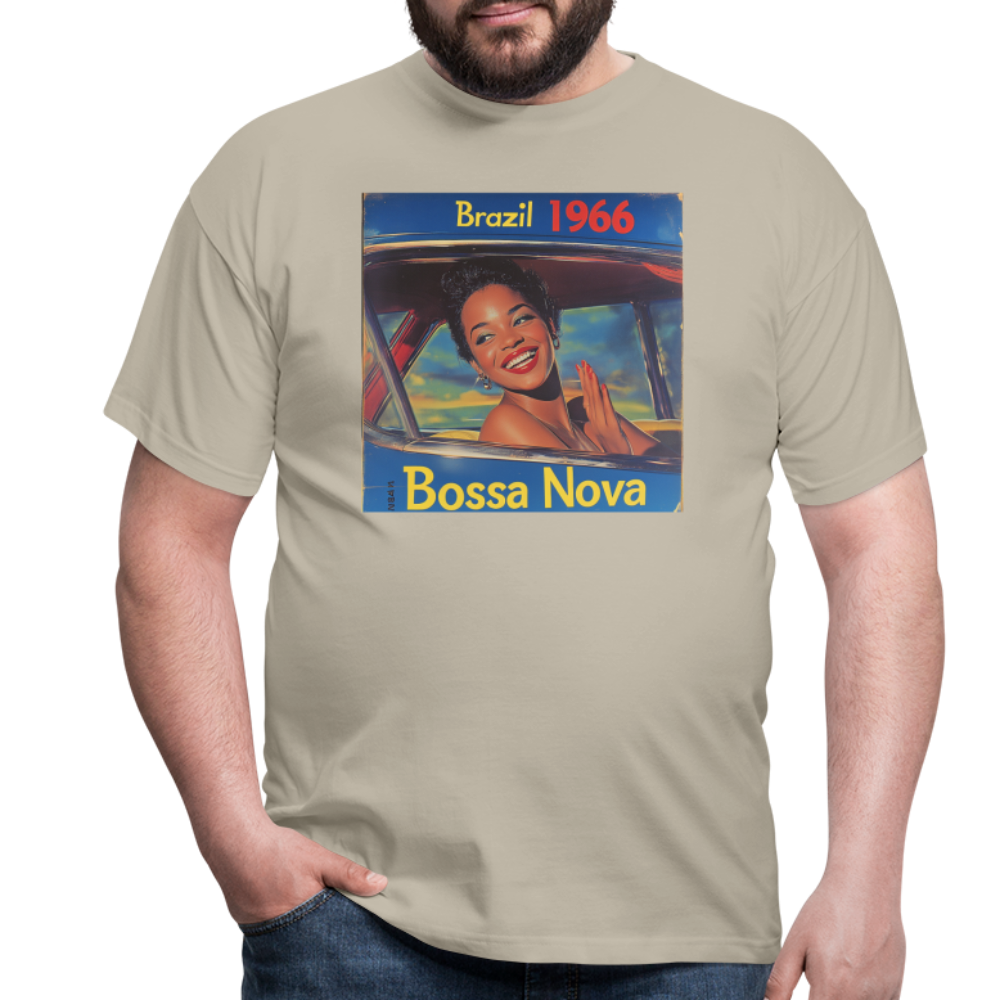Isabela Costa, brazil 1966, T-shirt herr - sandbeige