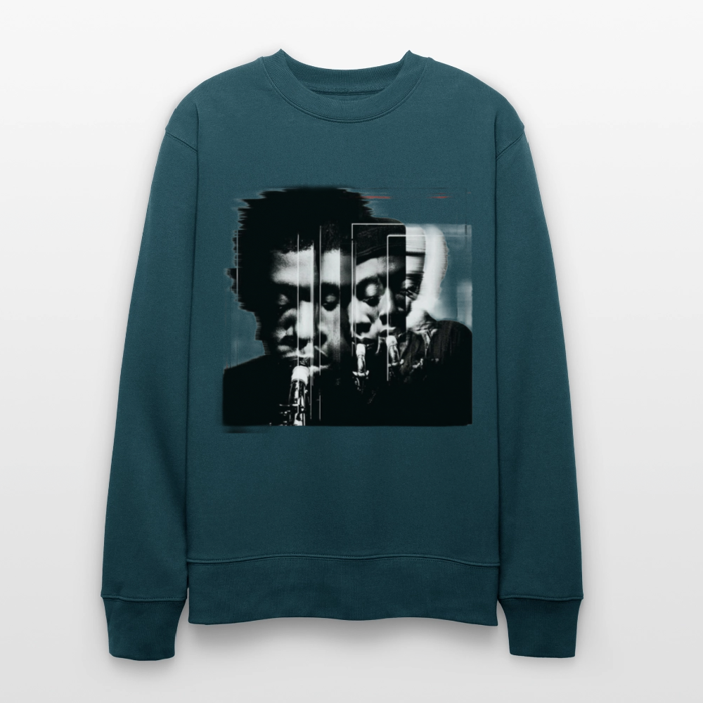 Between Breaths, Ekologisk sweatshirt CHANGER unisex från Stanley/Stella - mörk petrol