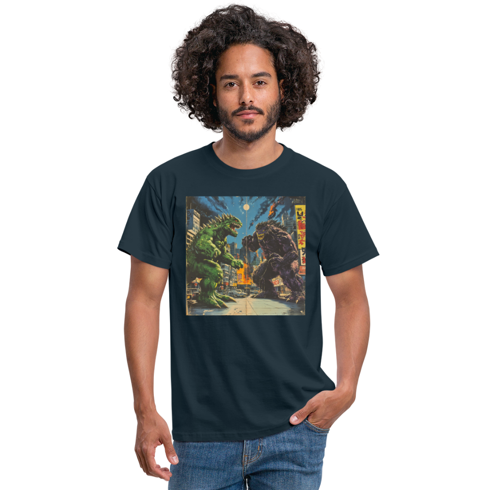 Kampen vid Solnedgången, T-shirt herr - marinblå