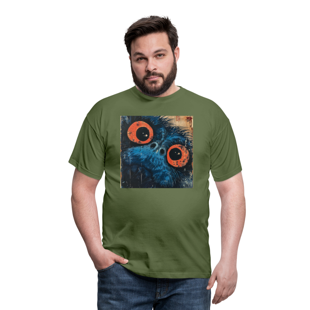 Den blå vännen, T-shirt herr - Militärgrön