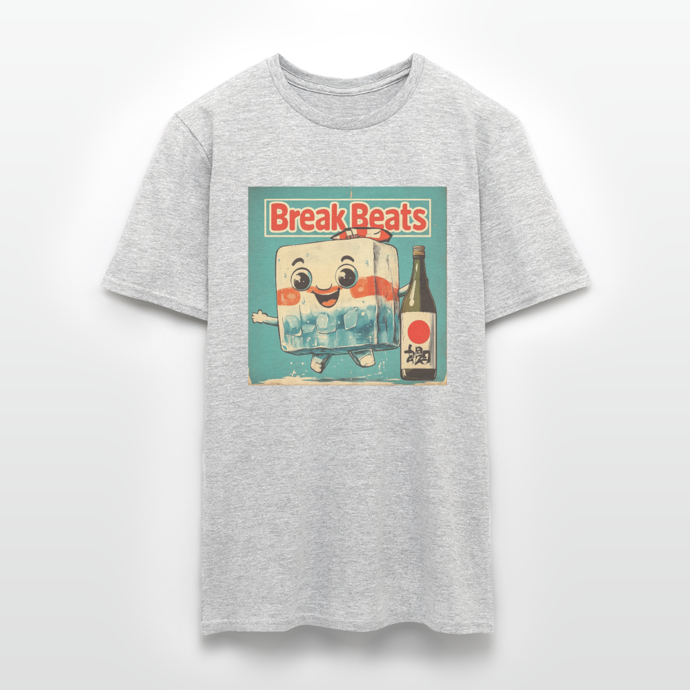 Nippon Break Beats, T-shirt herr - gråmelerad