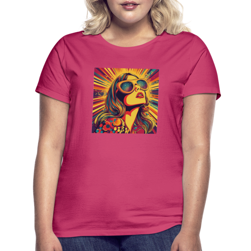 Disco Fever, T-shirt dam - azalea