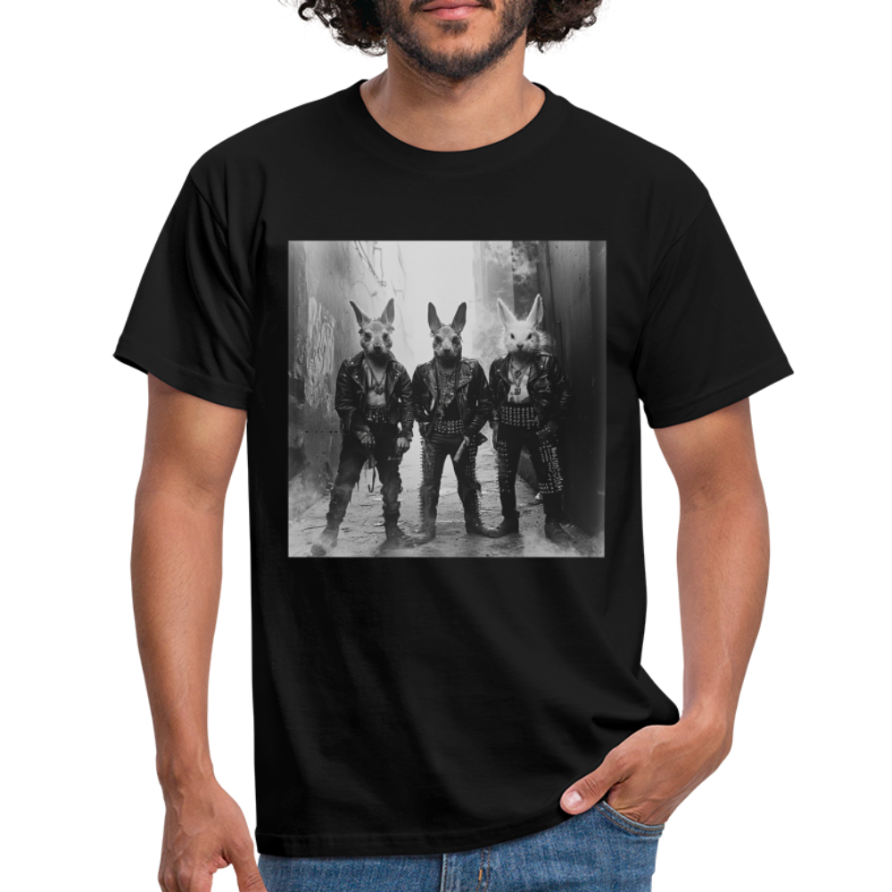 The Hare Raisers, T-shirt herr - svart