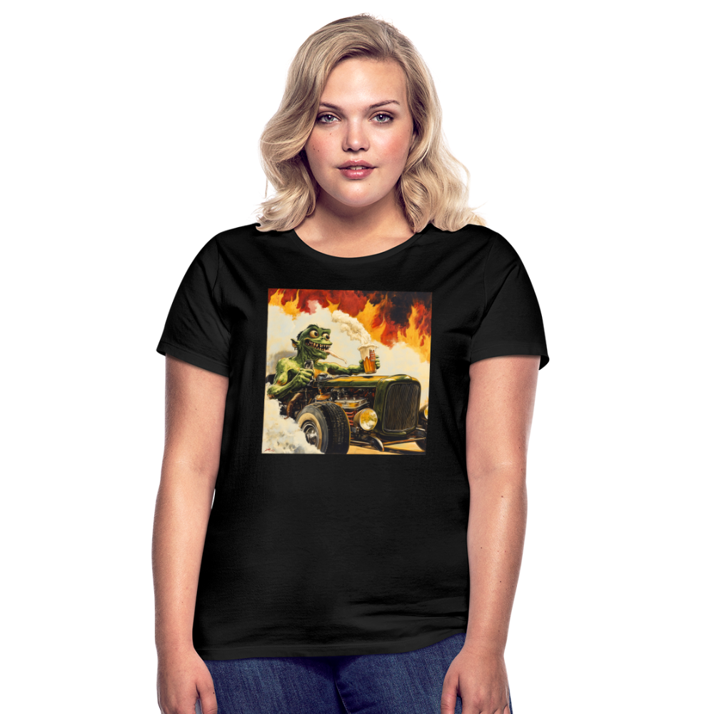 Ragg-Rex, T-shirt dam - svart