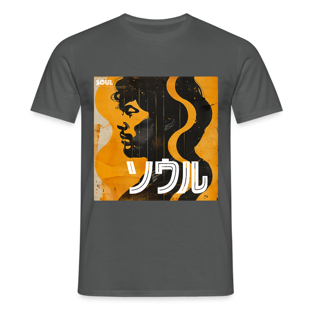 Nippon Grooves, T-shirt unisex - kolgrå