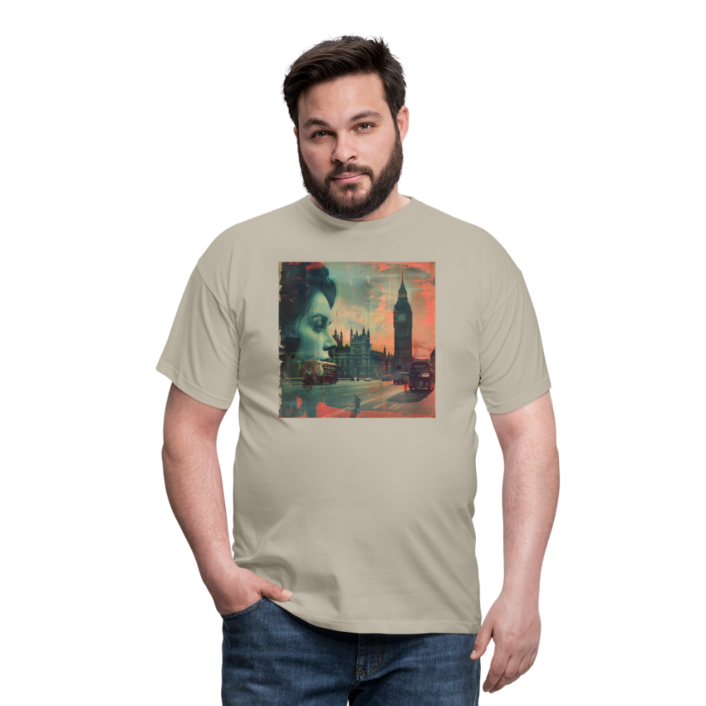 The Beat of London, T-shirt herr - sandbeige