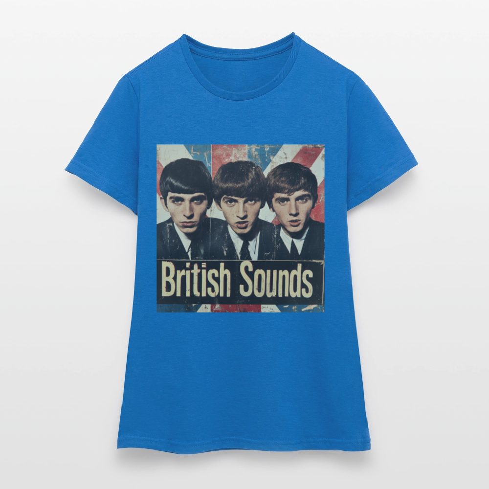 British sounds 1965, T-shirt dam - royalblå