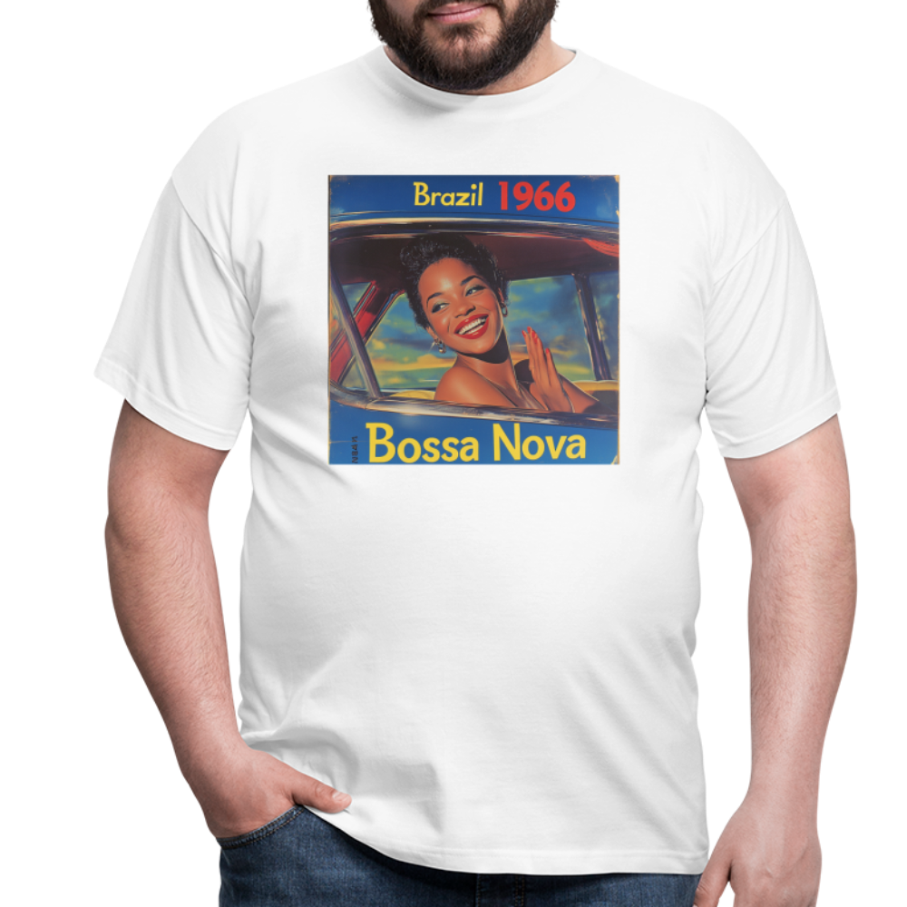 Isabela Costa, brazil 1966, T-shirt herr - vit