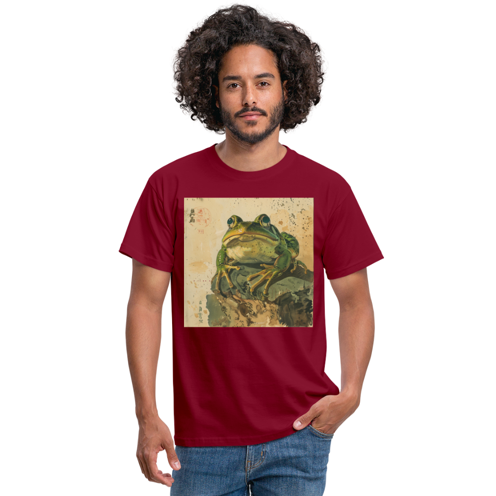 Grodan i Skymningen, T-shirt herr - tegelröd