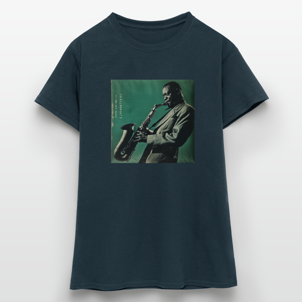 Nattens Toner i New York, T-shirt dam - marinblå
