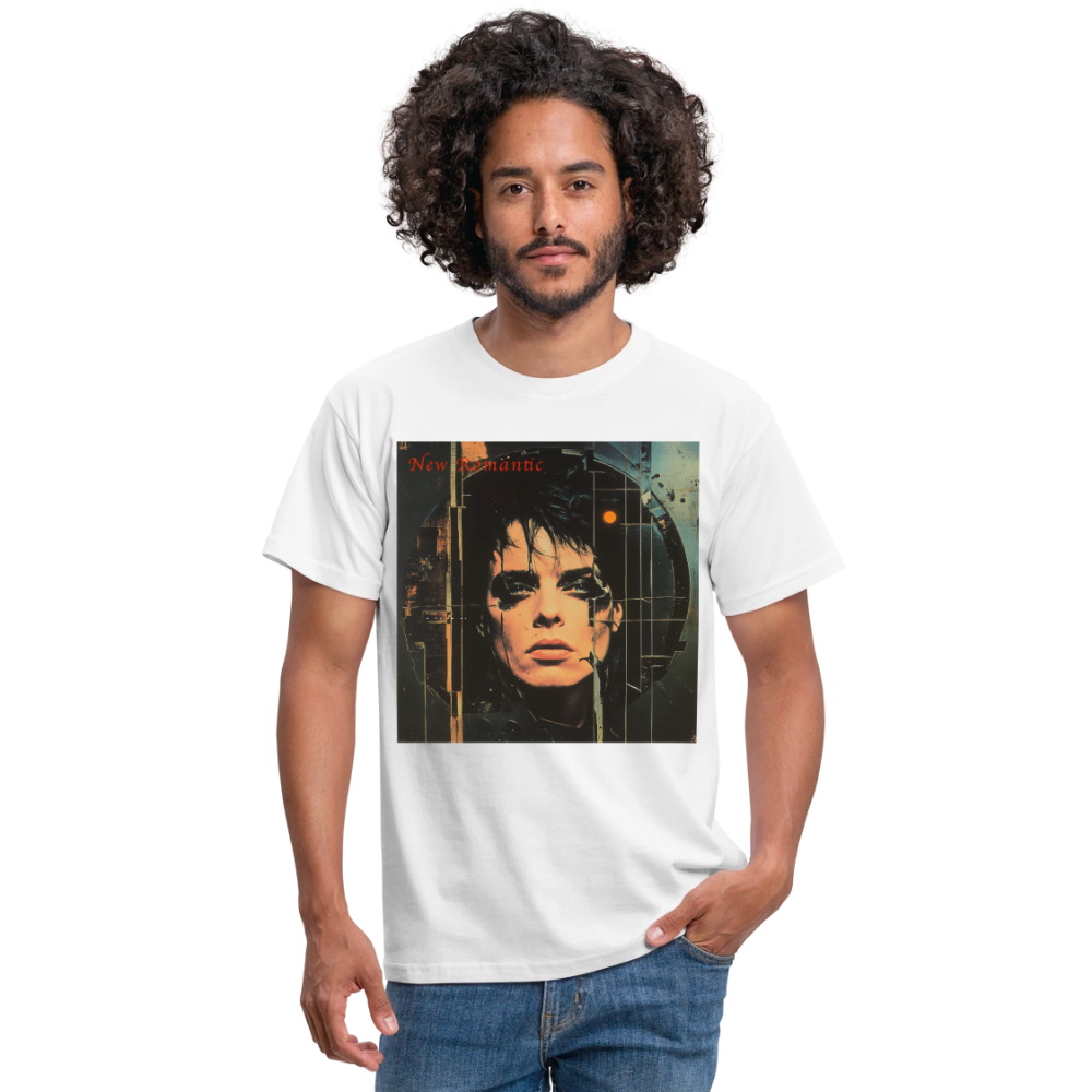 New Romance, T-shirt herr - vit