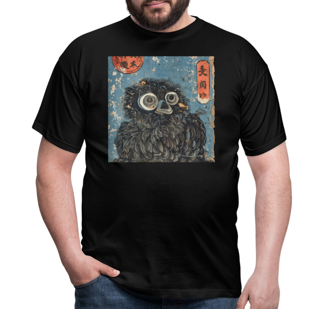 Denimiko, T-shirt herr - svart