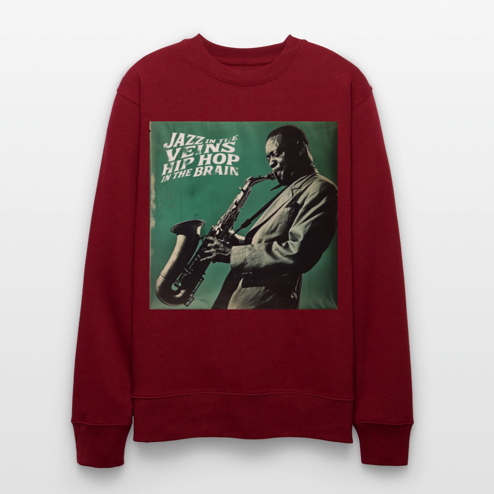 Groove in the Mind, Ekologisk sweatshirt CHANGER unisex från Stanley/Stella - vinröd