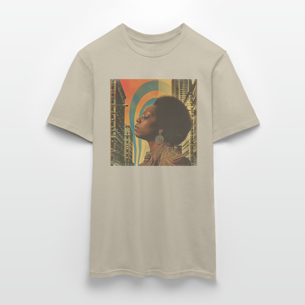 Jazz in the Moonlight, T-shirt herr - sandbeige