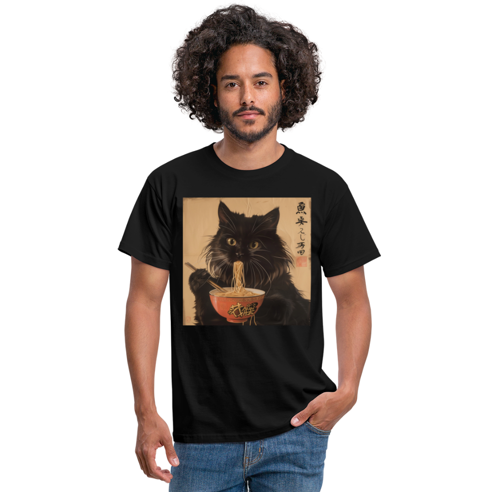 Kejsarens Katt och Ramens Hemlighet, T-shirt herr - svart