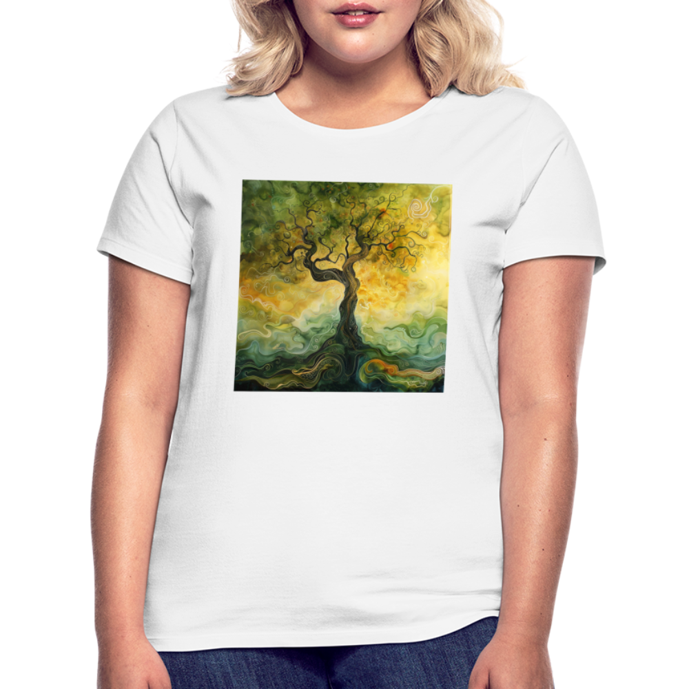 Trädets visdom, T-shirt dam - vit