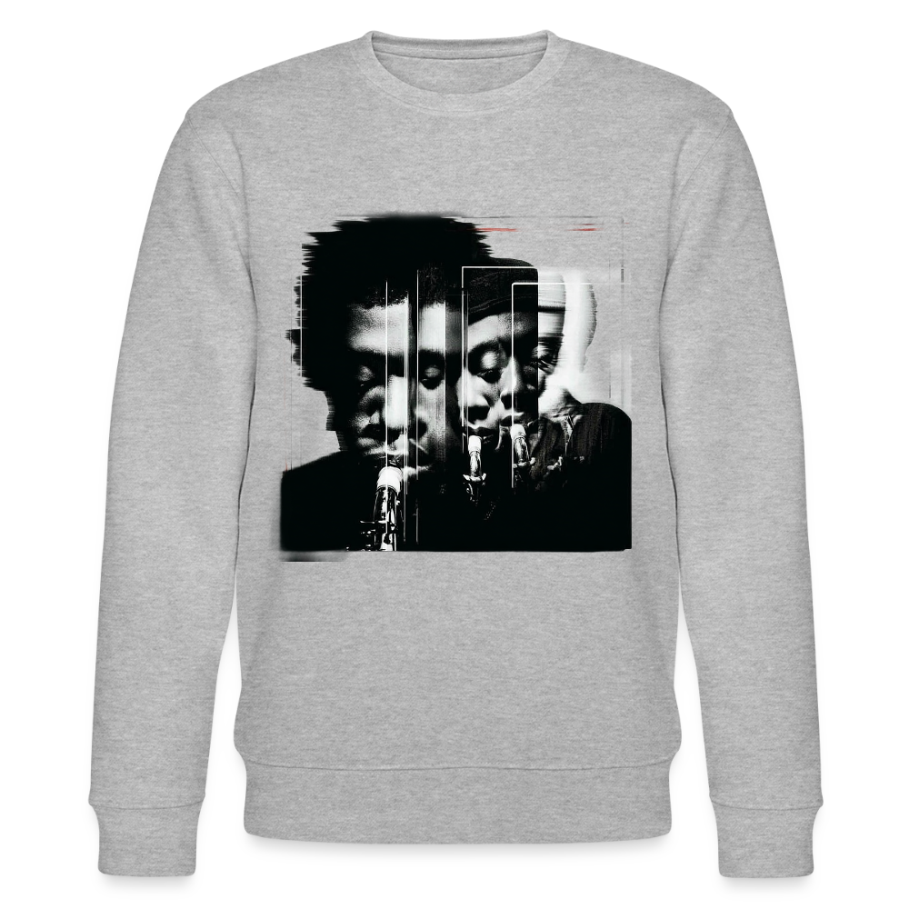 Between Breaths, Ekologisk sweatshirt CHANGER unisex från Stanley/Stella - gråmelerad