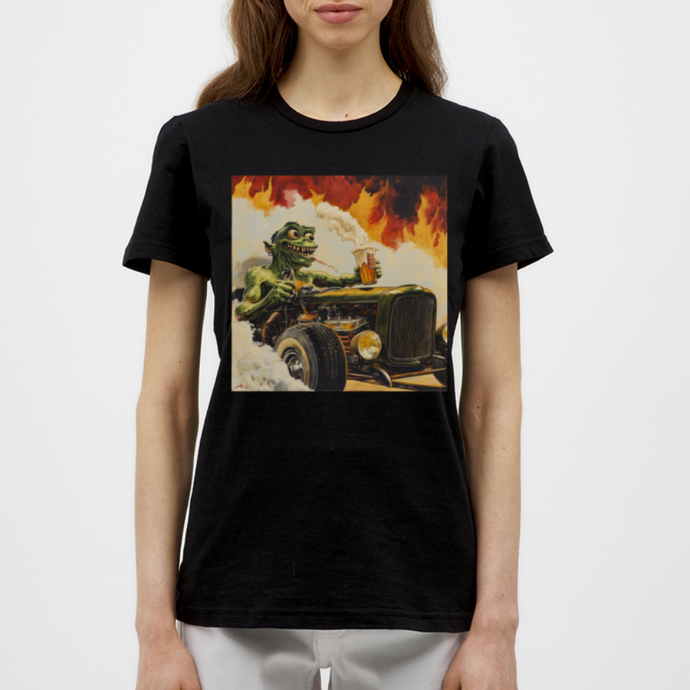 Ragg-Rex, T-shirt dam - svart