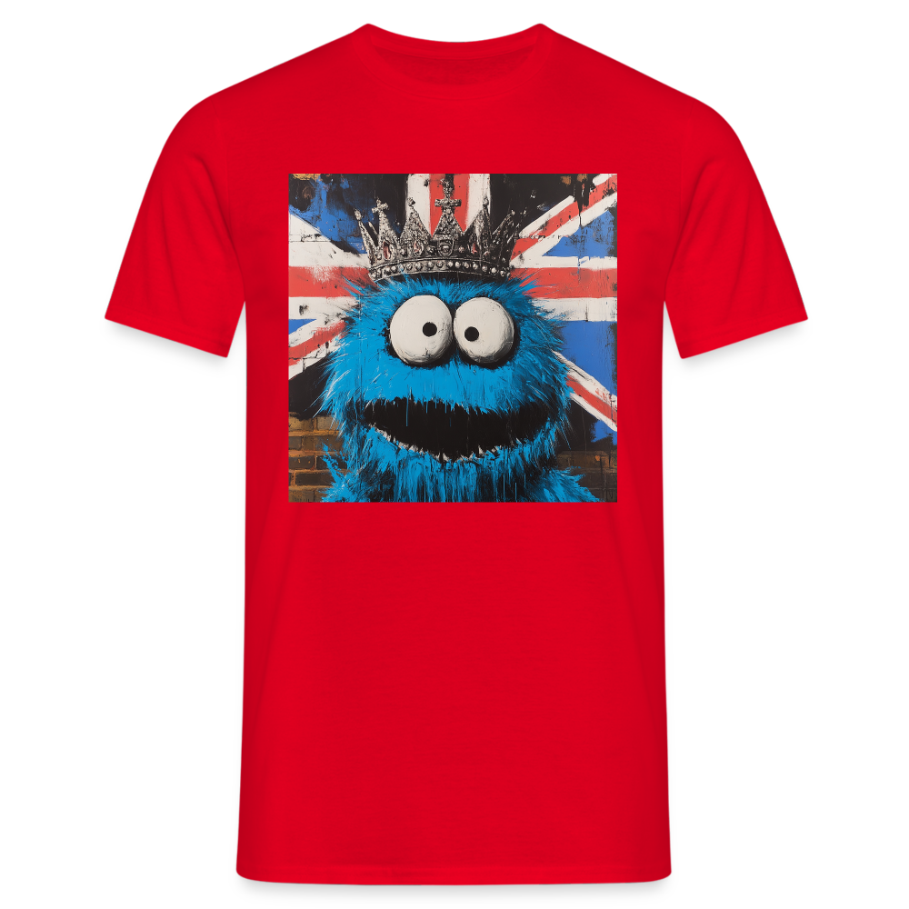 Monsters & Monarchs, T-shirt herr - röd