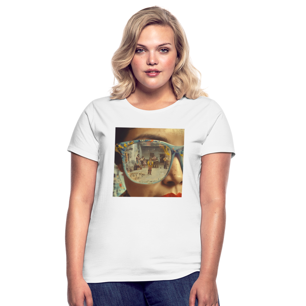 Reflektioner av Anderna, T-shirt dam - vit