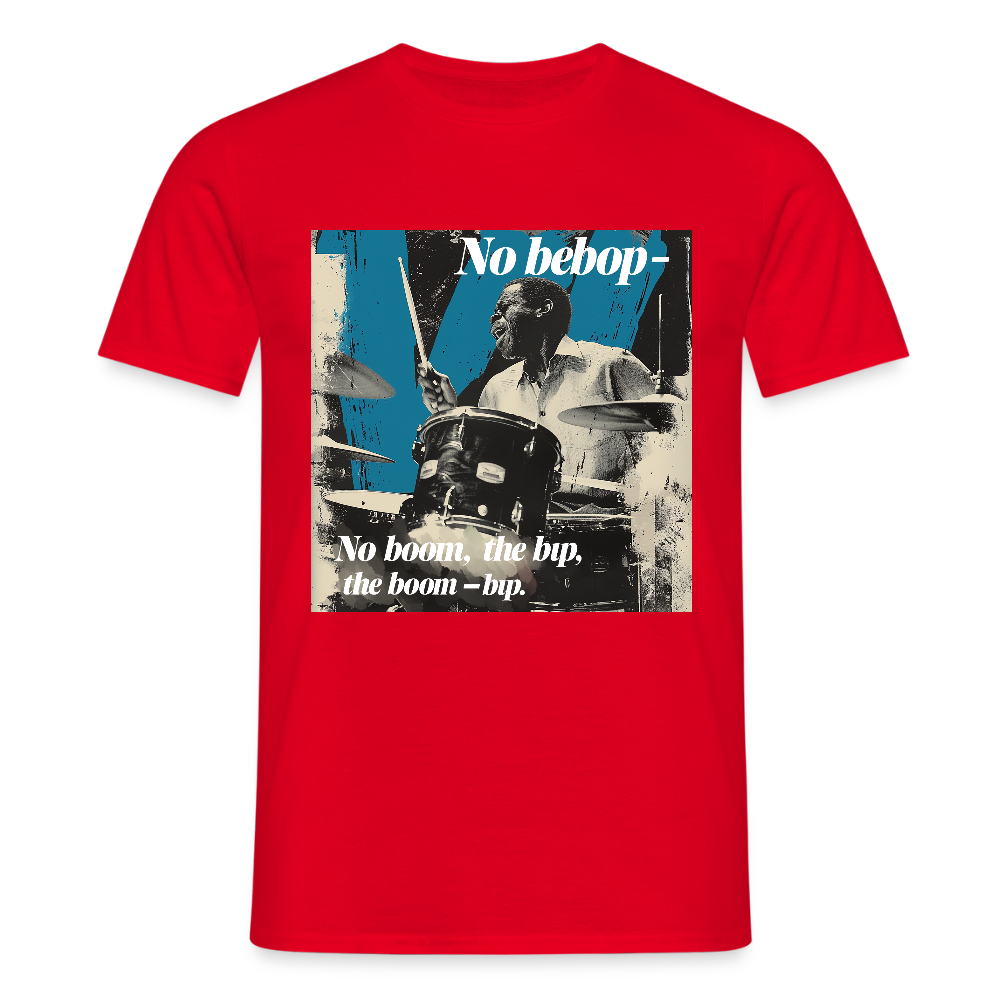 Push It Bebop, T-shirt unisex - röd