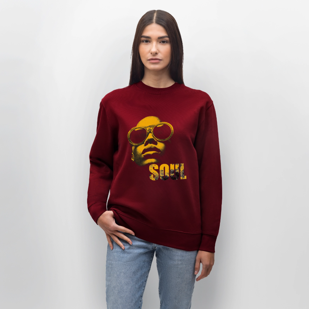 Golden Soul, Ekologisk sweatshirt CHANGER unisex från Stanley/Stella - vinröd