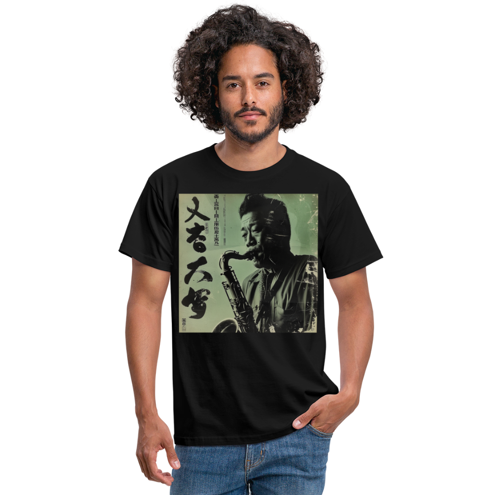 Live Mount Fuji Jazzcafé , T-shirt herr - svart