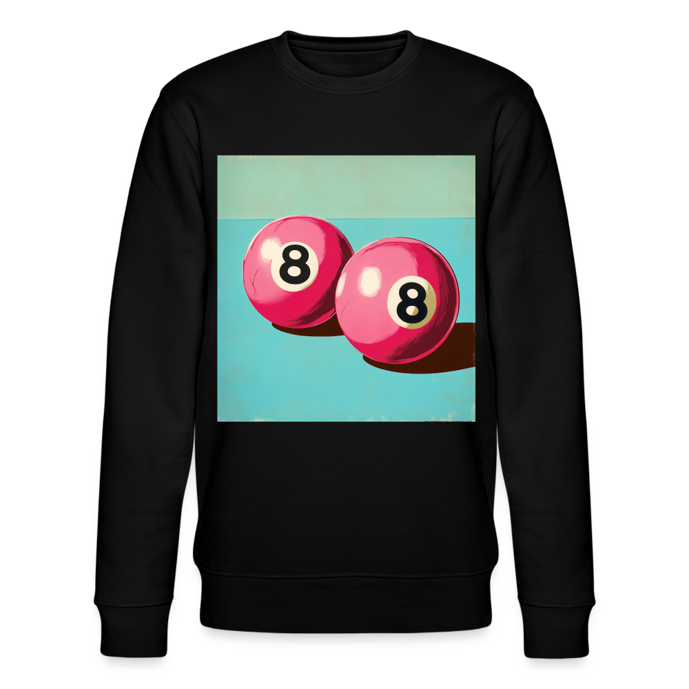 Rosa Rivaler, Ekologisk sweatshirt CHANGER unisex från Stanley/Stella - svart