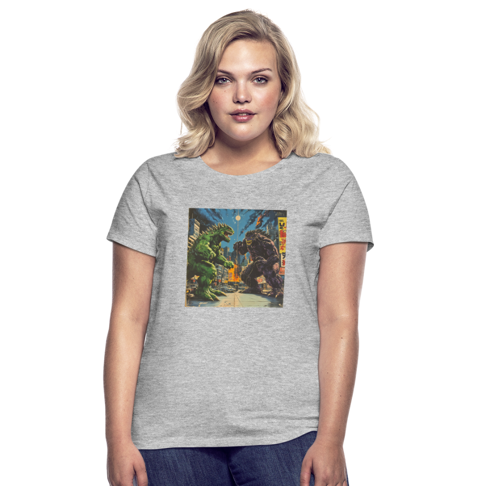 Kampen vid Solnedgången, T-shirt dam - gråmelerad