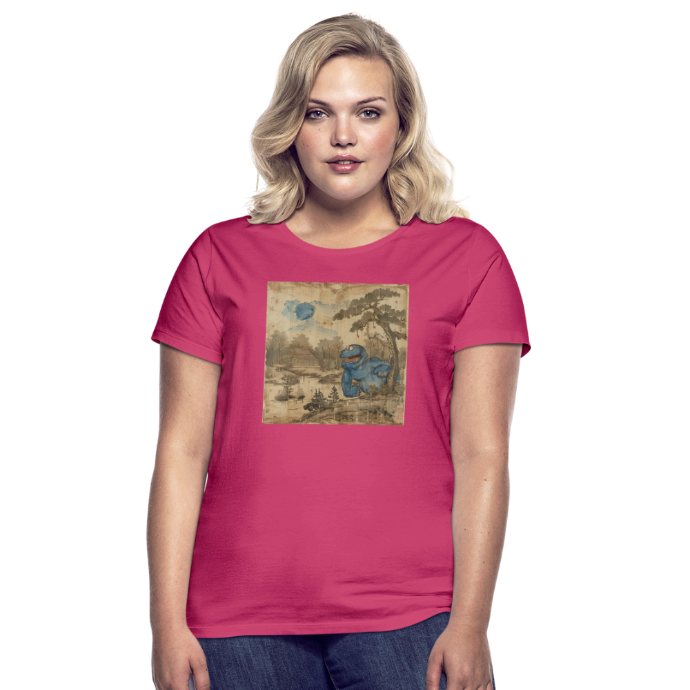 Uramiko vid floden, T-shirt dam - azalea
