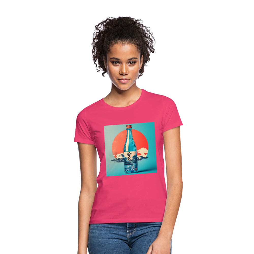 Stillhet i glas, T-shirt dam - azalea