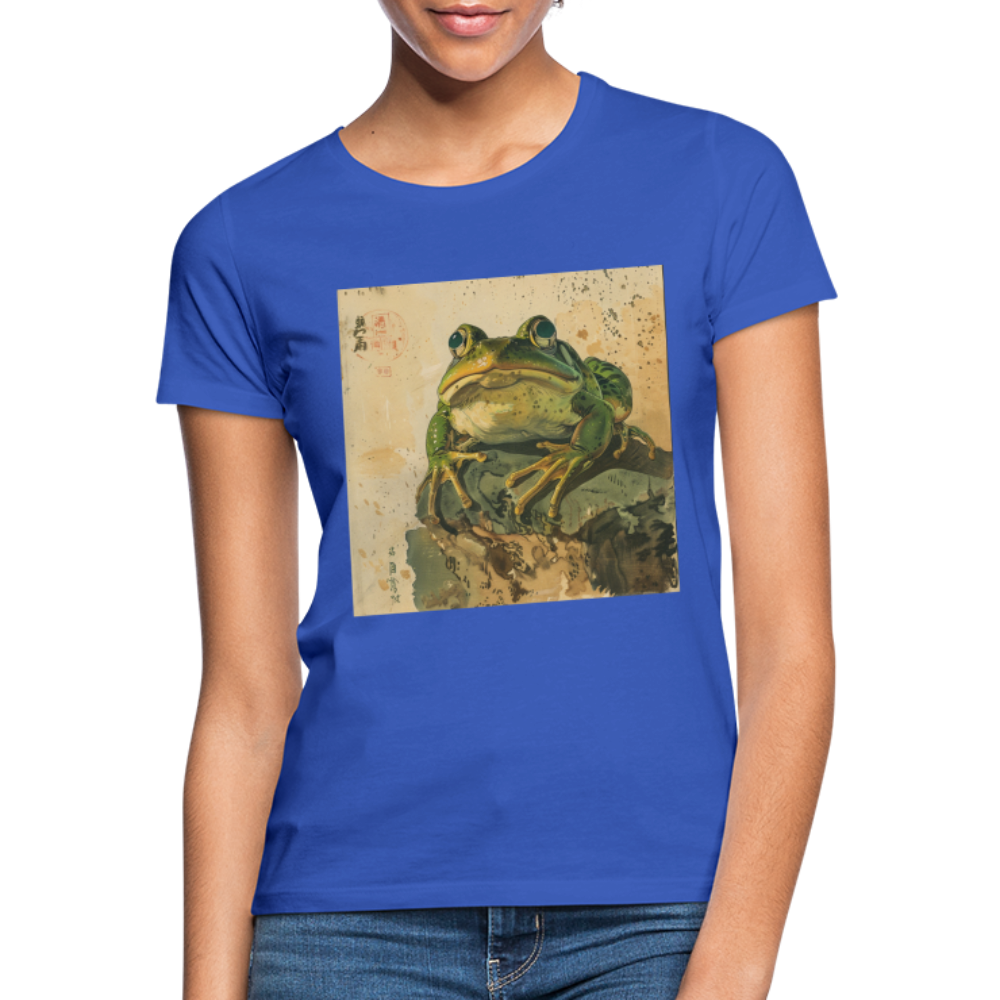 Grodan i Skymningen, T-shirt dam - royalblå