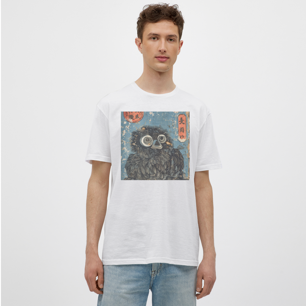 Denimiko, T-shirt herr - vit