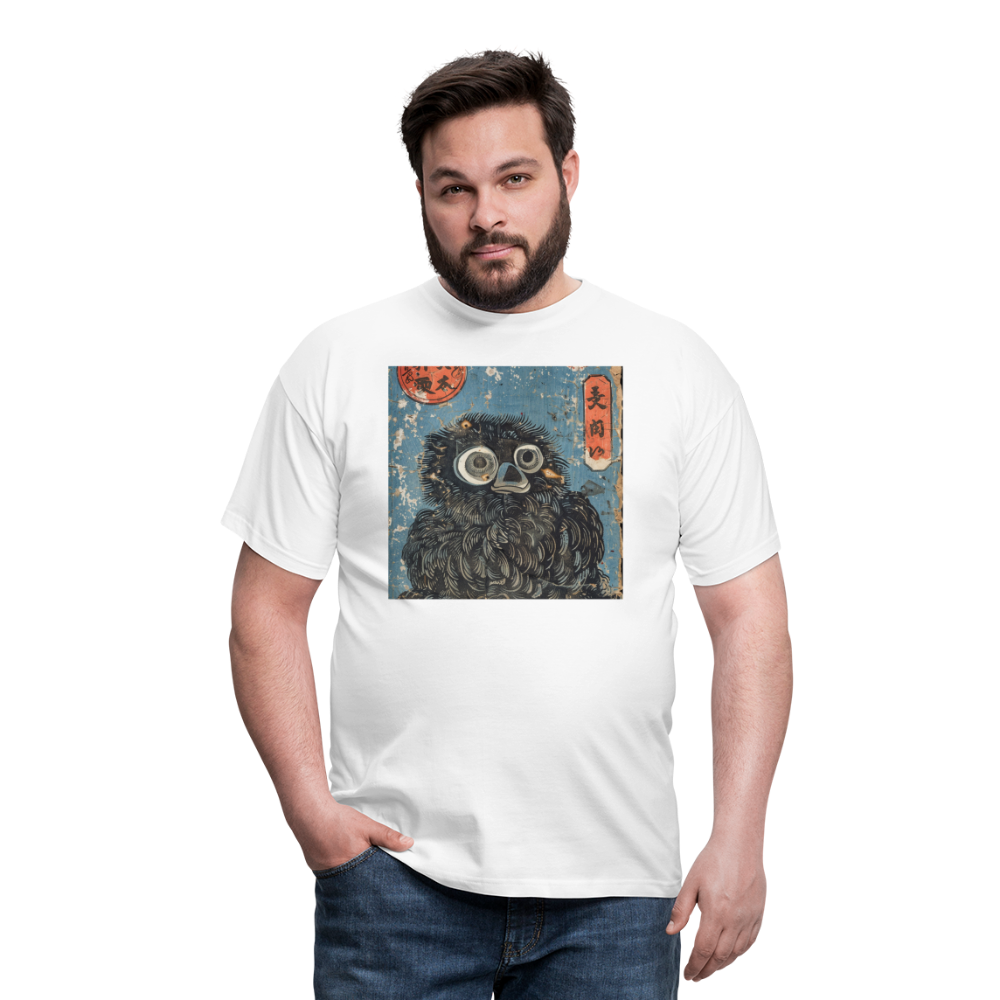 Denimiko, T-shirt herr - vit