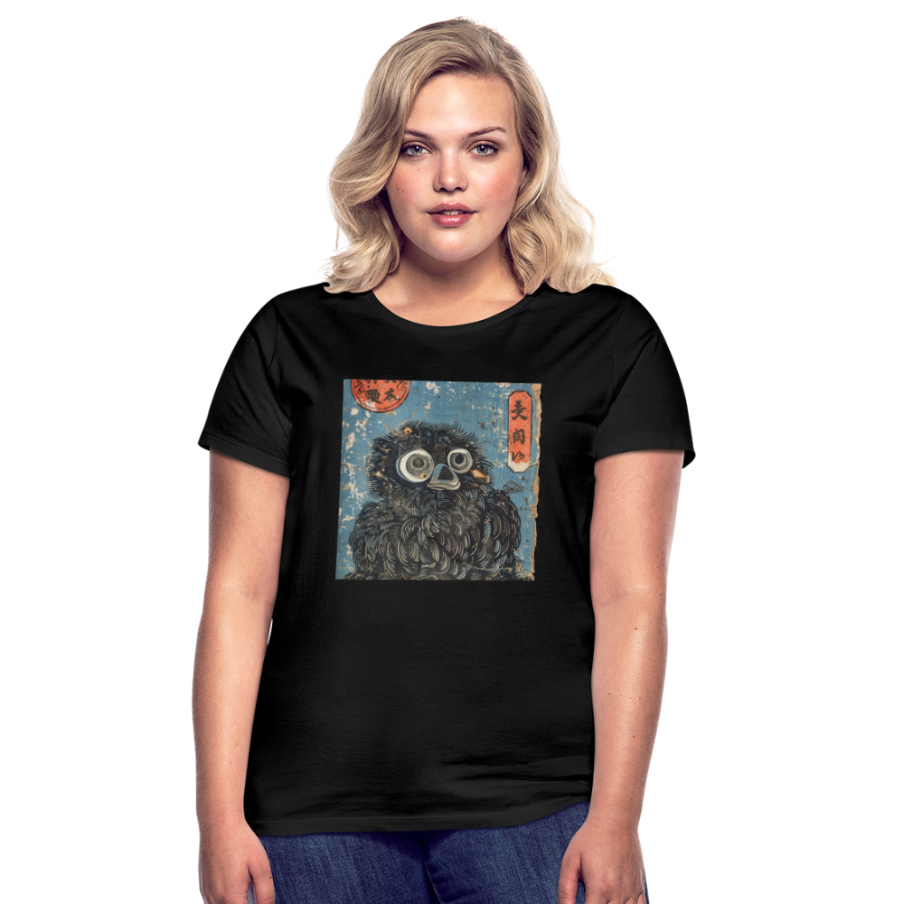Denimiko, T-shirt dam - svart
