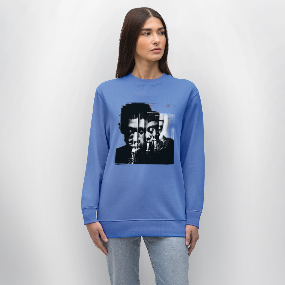 Between Breaths, Ekologisk sweatshirt CHANGER unisex från Stanley/Stella - blå