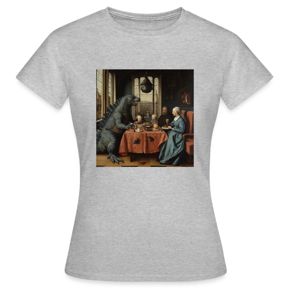 Familjens Fest med Gäst, T-shirt dam - gråmelerad