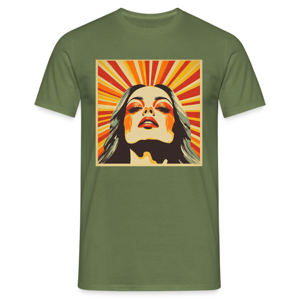 Dagens Första Strålar, T-shirt herr - Militärgrön