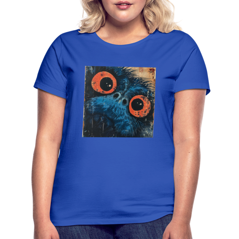 Den blå vännen, T-shirt dam - royalblå