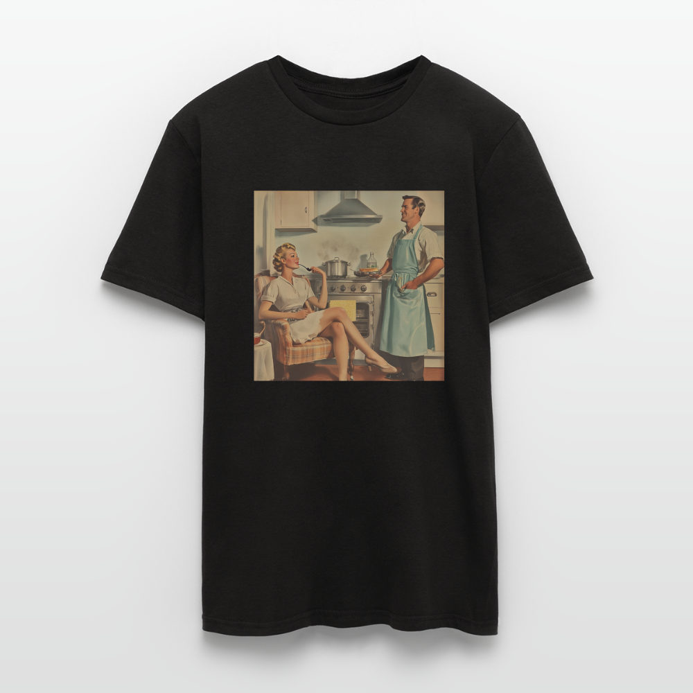 Äta bör man - annars dör man, T-shirt herr - svart