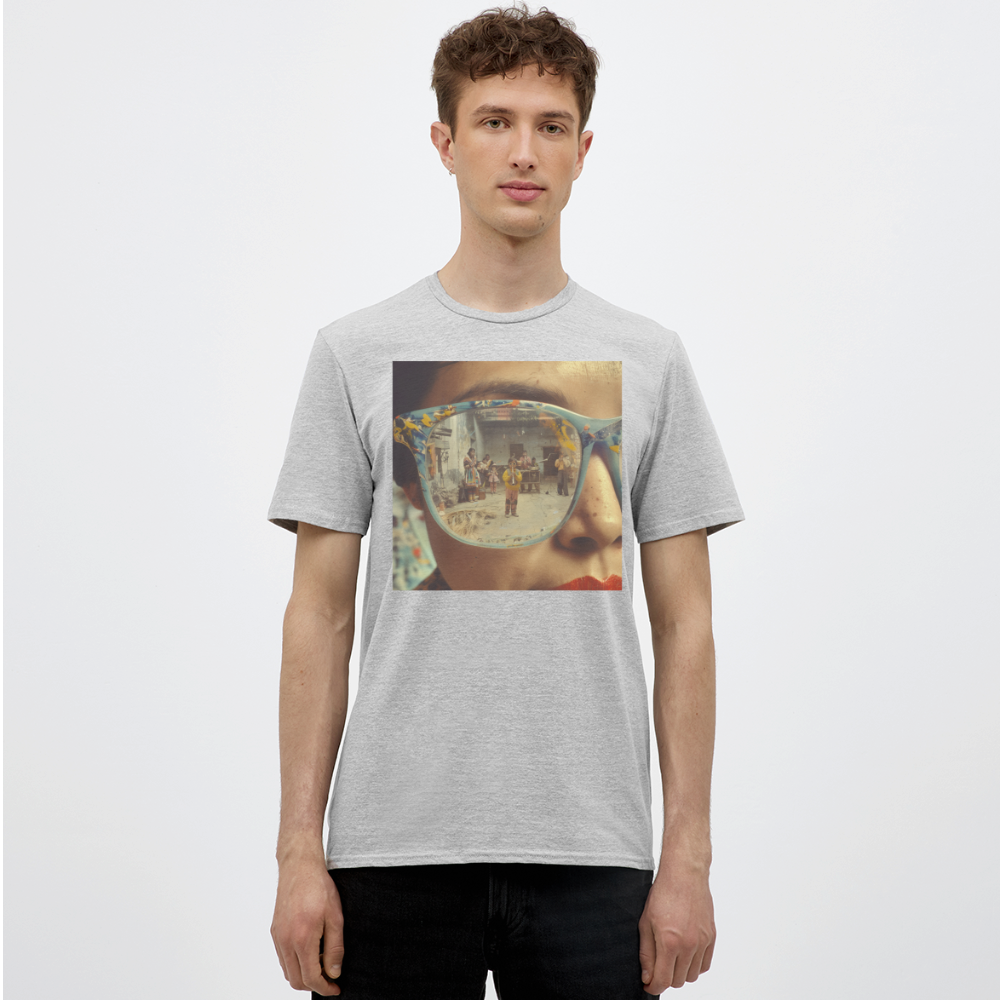 Reflektioner av Anderna, T-shirt herr - gråmelerad