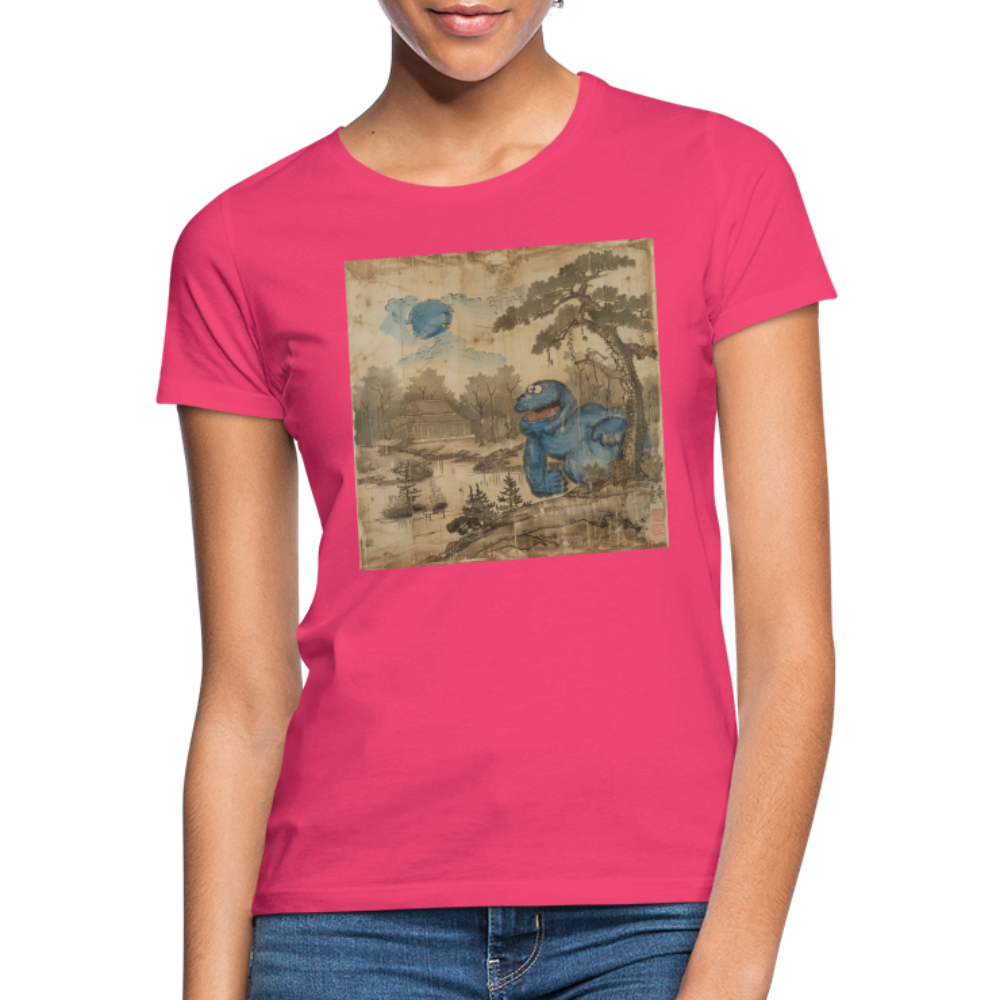 Uramiko vid floden, T-shirt dam - azalea