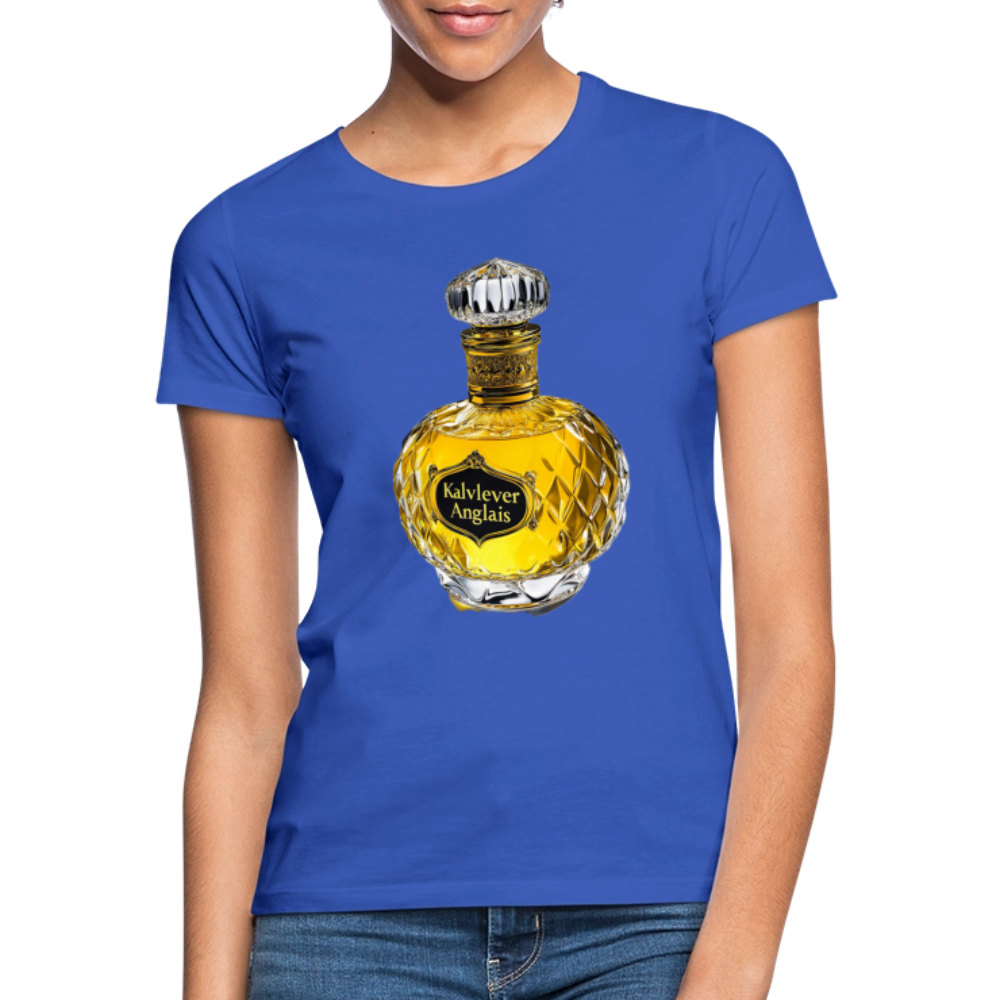Eau de Perfume, T-shirt dam - royalblå