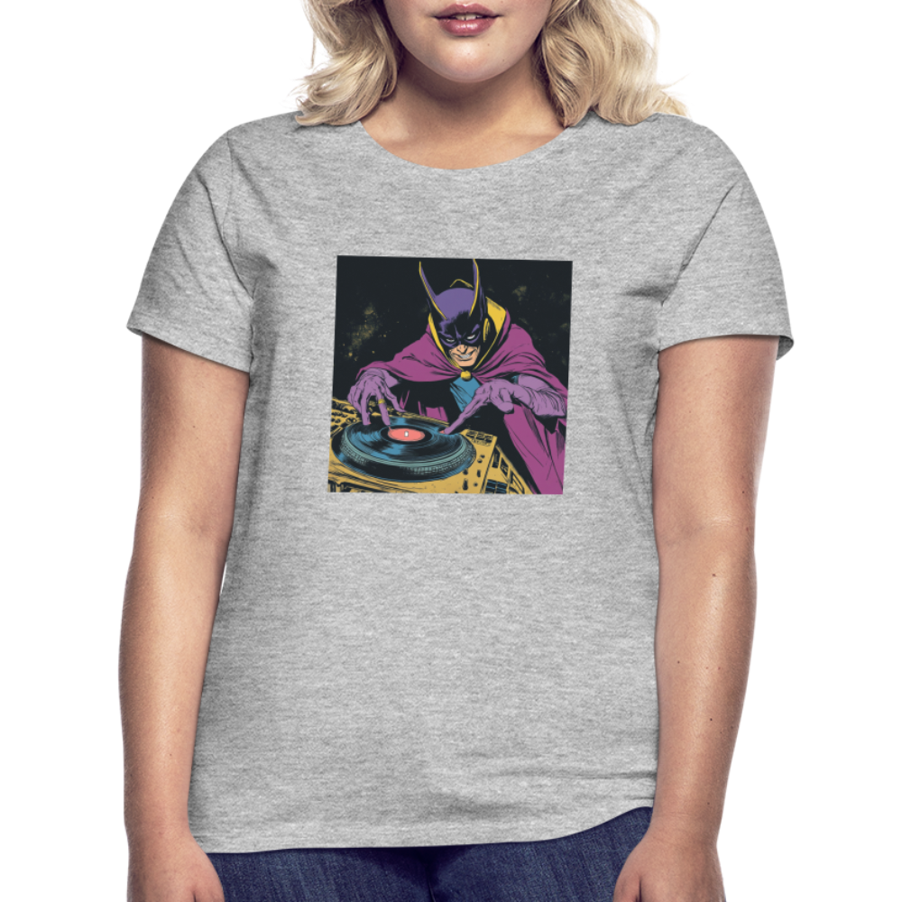 Purple Pulse, T-shirt dam - gråmelerad
