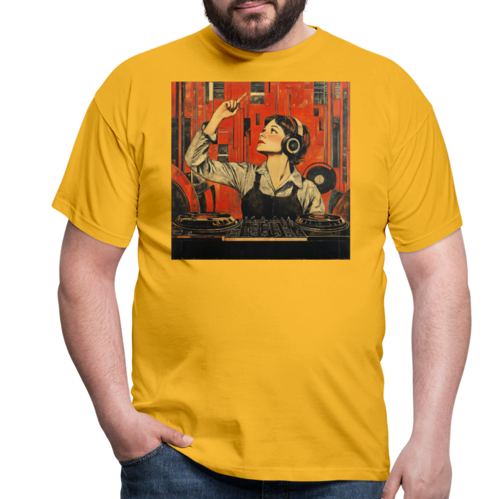 Revolutionens Rytm, T-shirt herr - gul