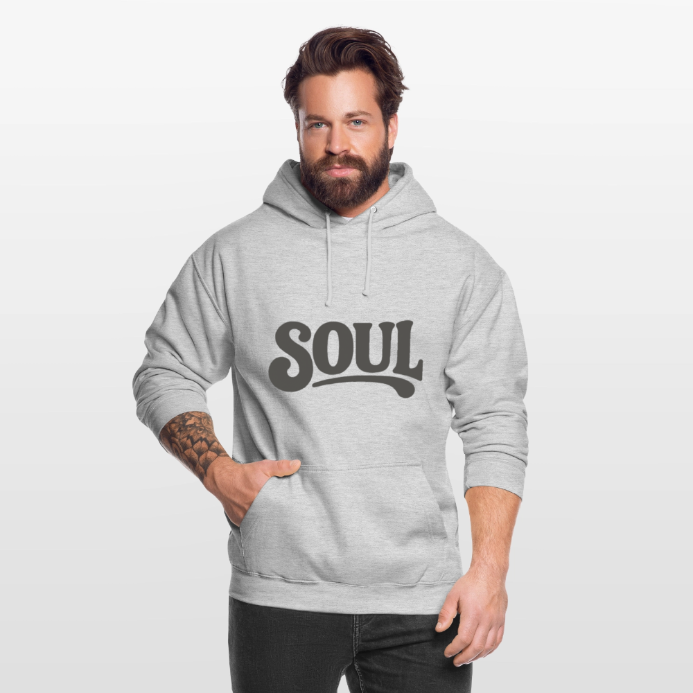 All About Soul, Luvtröja unisex - ljusgråmelerad