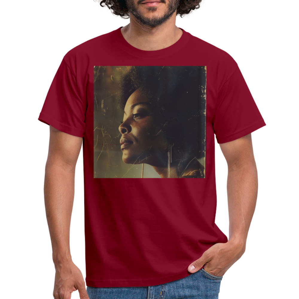 Echoes of Blue, T-shirt herr - tegelröd