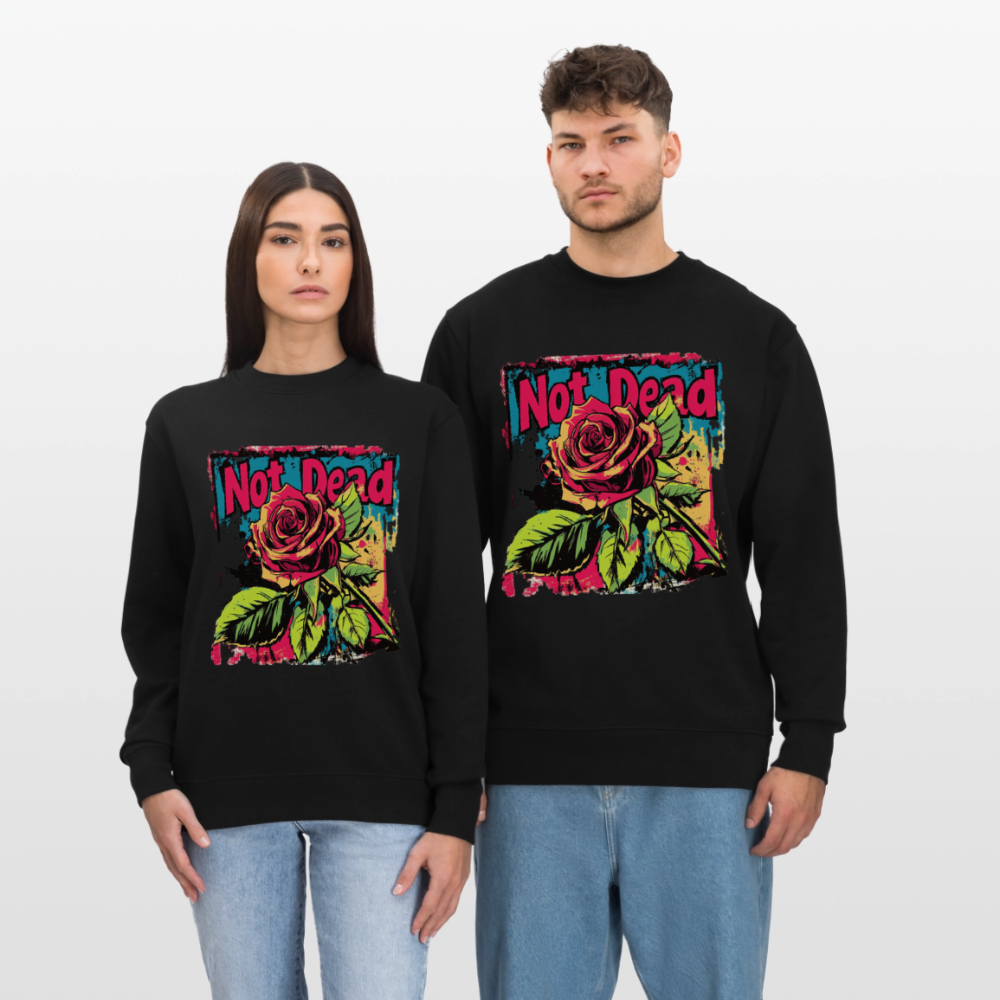 Den Eviga Rosen, Ekologisk sweatshirt CHANGER unisex från Stanley/Stella - svart